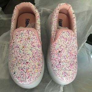 New girls sparkly light up sneakers